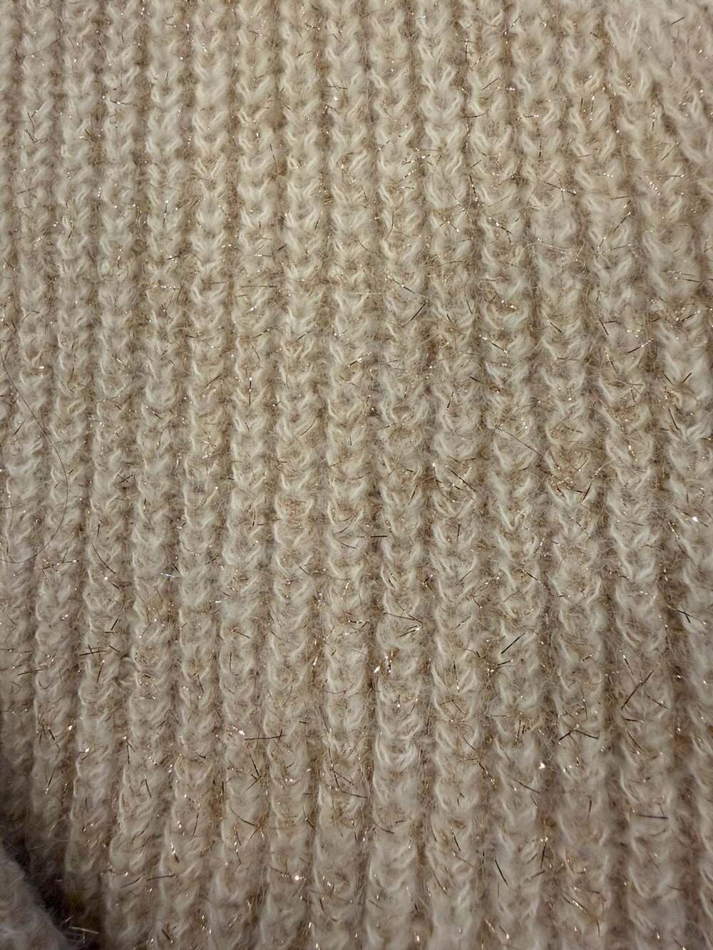 Boden Shimmer Ribbed V-Neck Sweater Size US 14 - Picture 3 of 5
